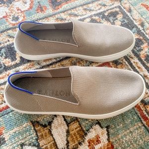 Rothy's The Slip On Sneaker Latte Low Top Sneakers | Size 6.5